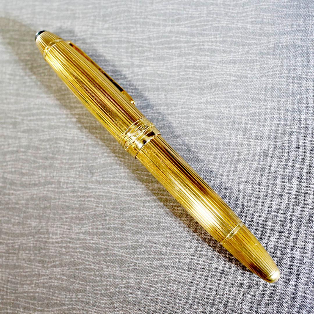 【レア美品 絶版品】モンブラン 万年筆 １４６５ バーメイル ソリテール