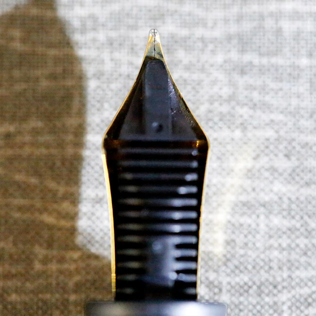 【レア美品 絶版品】モンブラン 万年筆 １４６５ バーメイル ソリテール