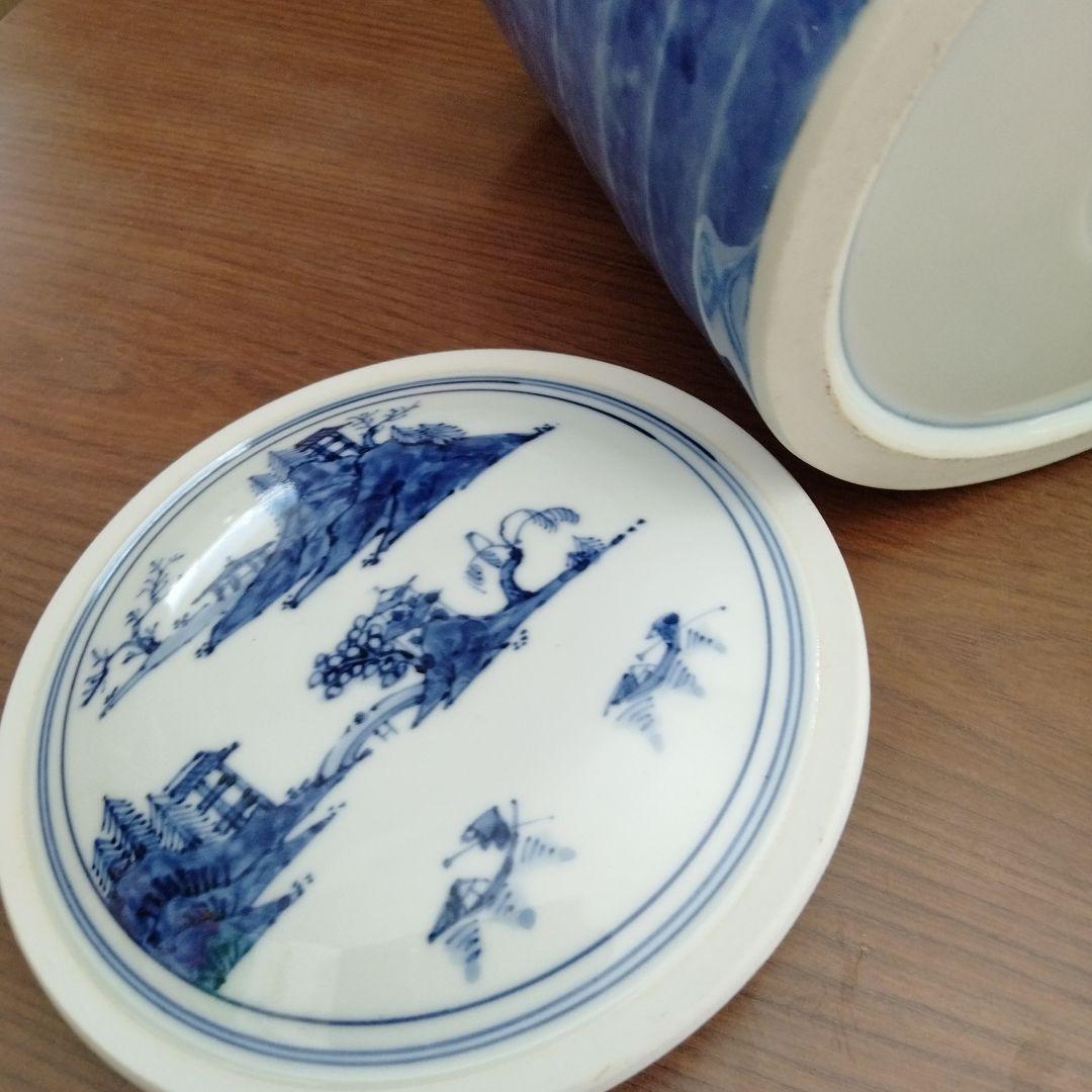 水指（茶道）紫陽花