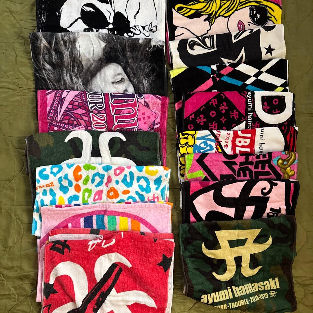 浜崎あゆみ タオルセット 15枚 まとめ売り バラ売り可能