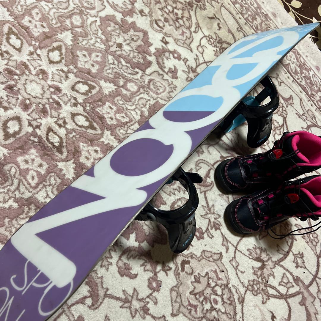 美品 子供用スノーボード 120cm ブーツ 21cm 3点セット 22-23