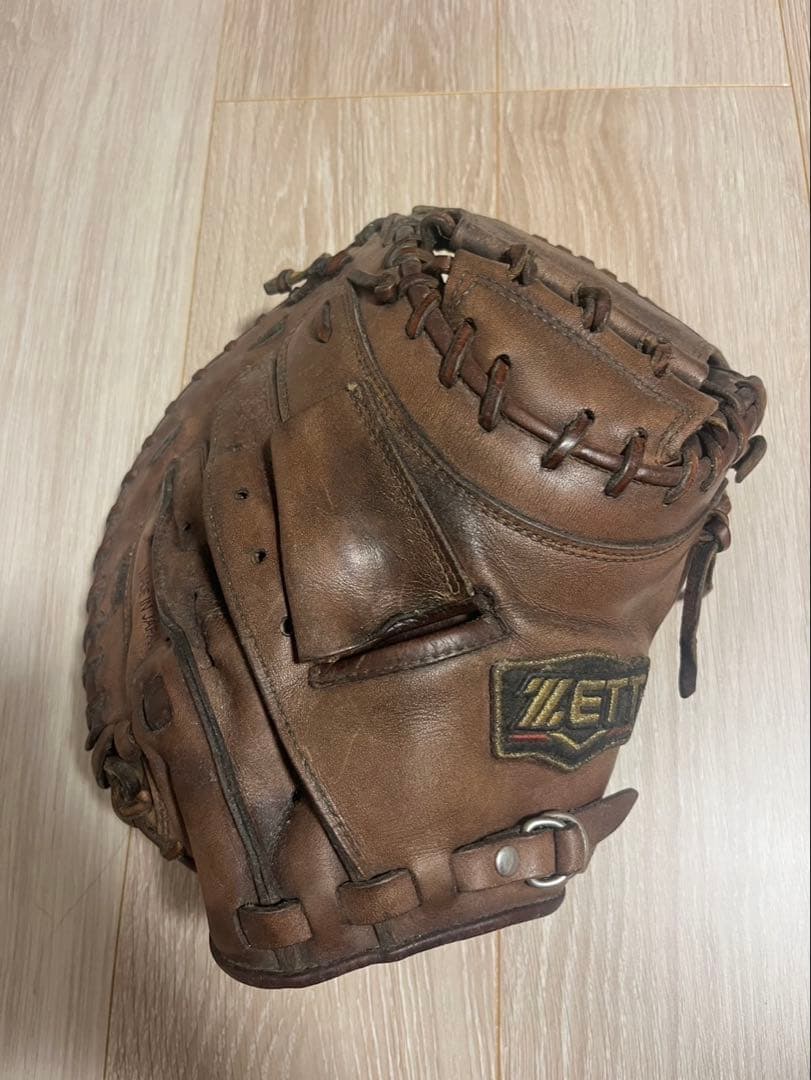 ZETT プロステイタス 日本製 硬式キャッチャーミット ブラウン