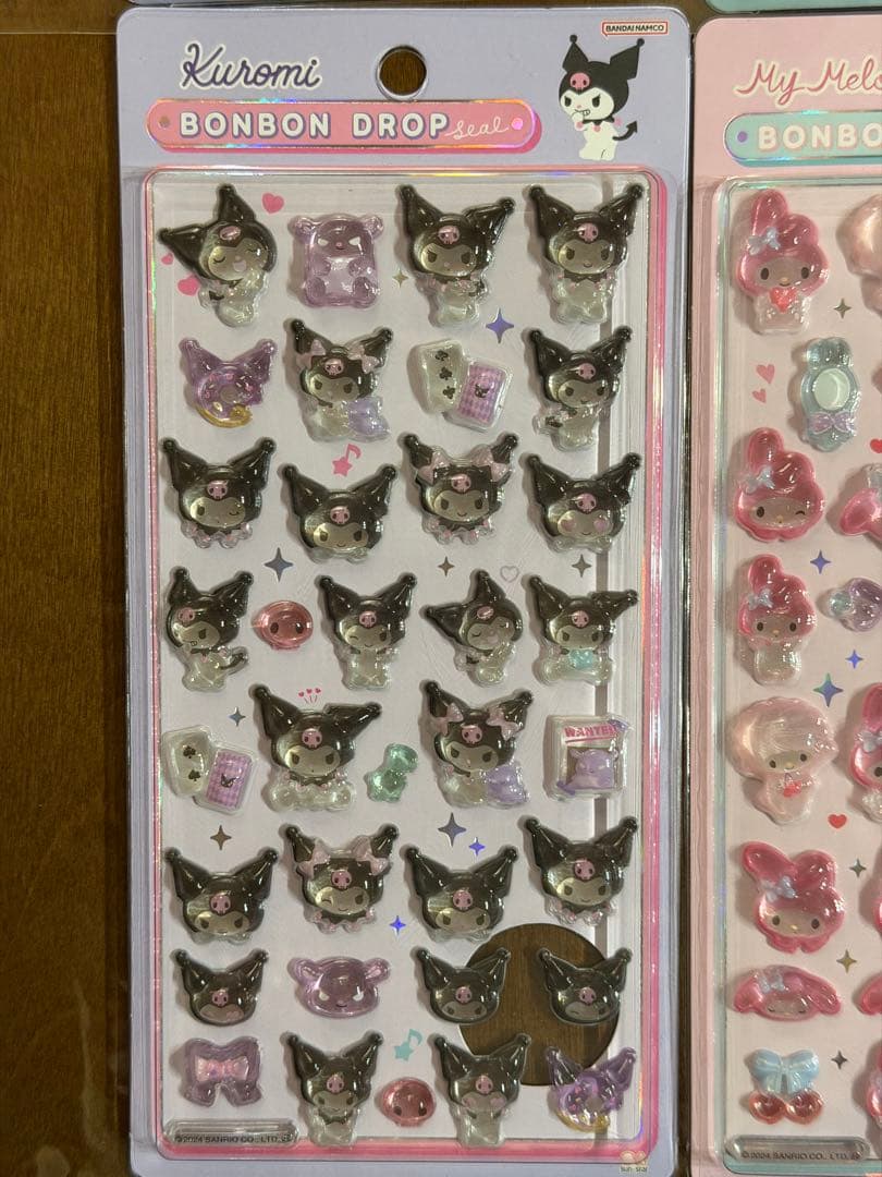【正規品】ボンボンドロップシール サンリオ 第1弾 8点セット まとめ売り