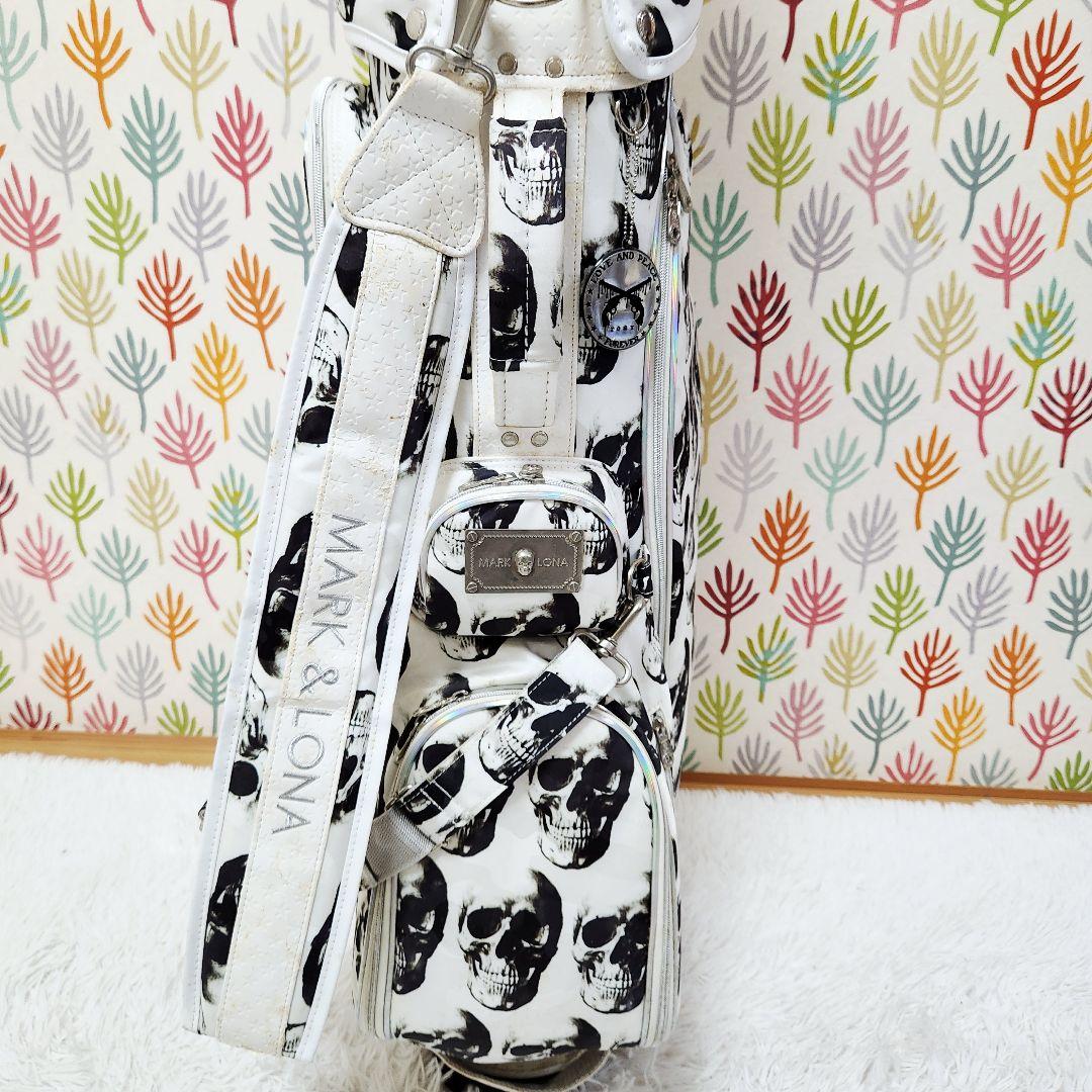 【激レア】MARK&LONA マークアンドロナ スカル柄 キャディバッグ