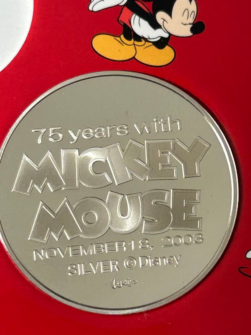 ミッキーマウス シルバー925 ディズニー 造幣局製 Disney