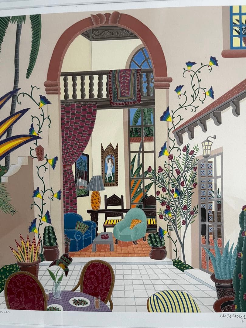 トーマス・マックナイト シルクスクリーン「パームビーチスイート 」エディション有