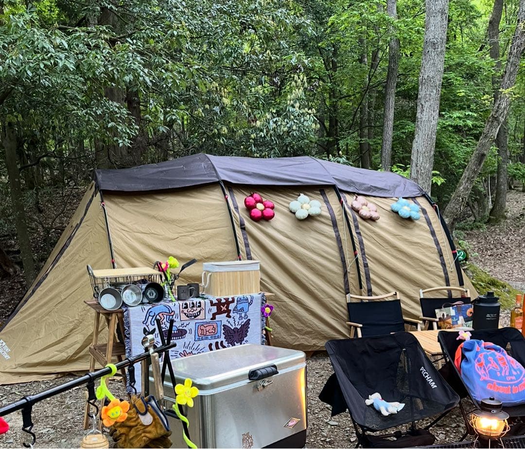 テント ファクトリーフォーシーズン2ルームテント＋専用トップルーフ