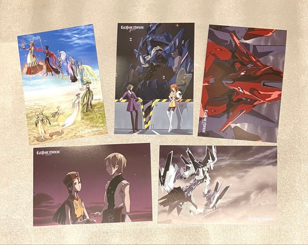 入場特典ポストカード5枚 永野護デザイン展 ゴティックメード トークイベント