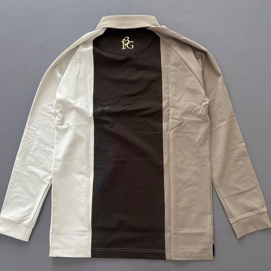 【新品】1piu1uguale3 GOLF 現行モデル　長袖　ポロシャツ　メンズ