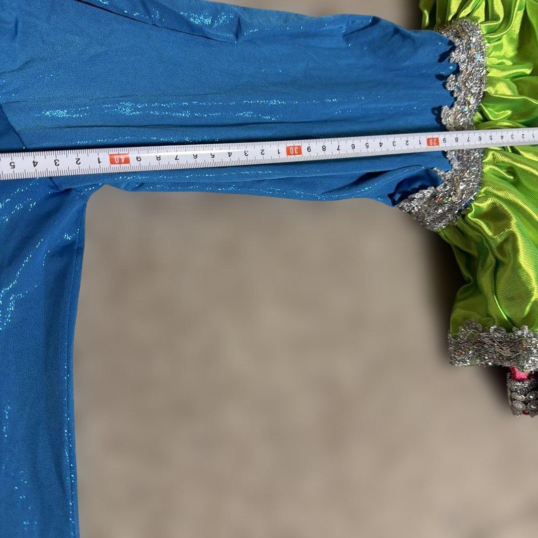 フラダンス用ドレス(ムームー) 青