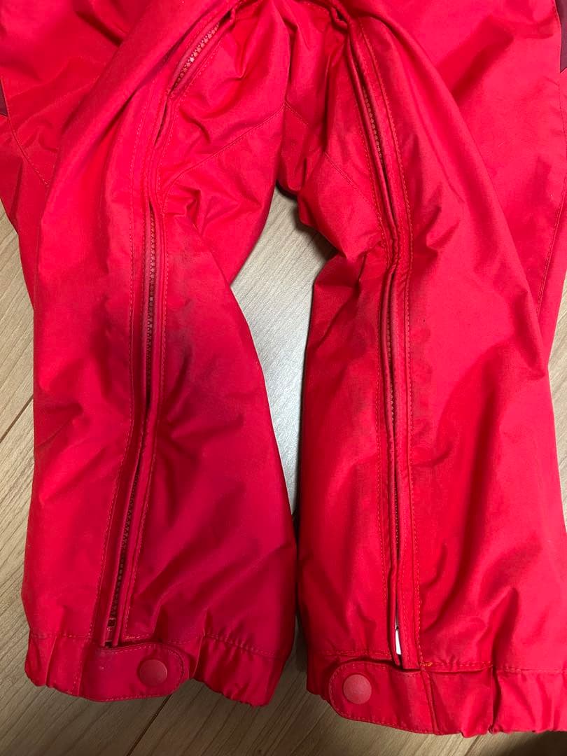 mont-bell スキーウェア レッド つなぎ　100