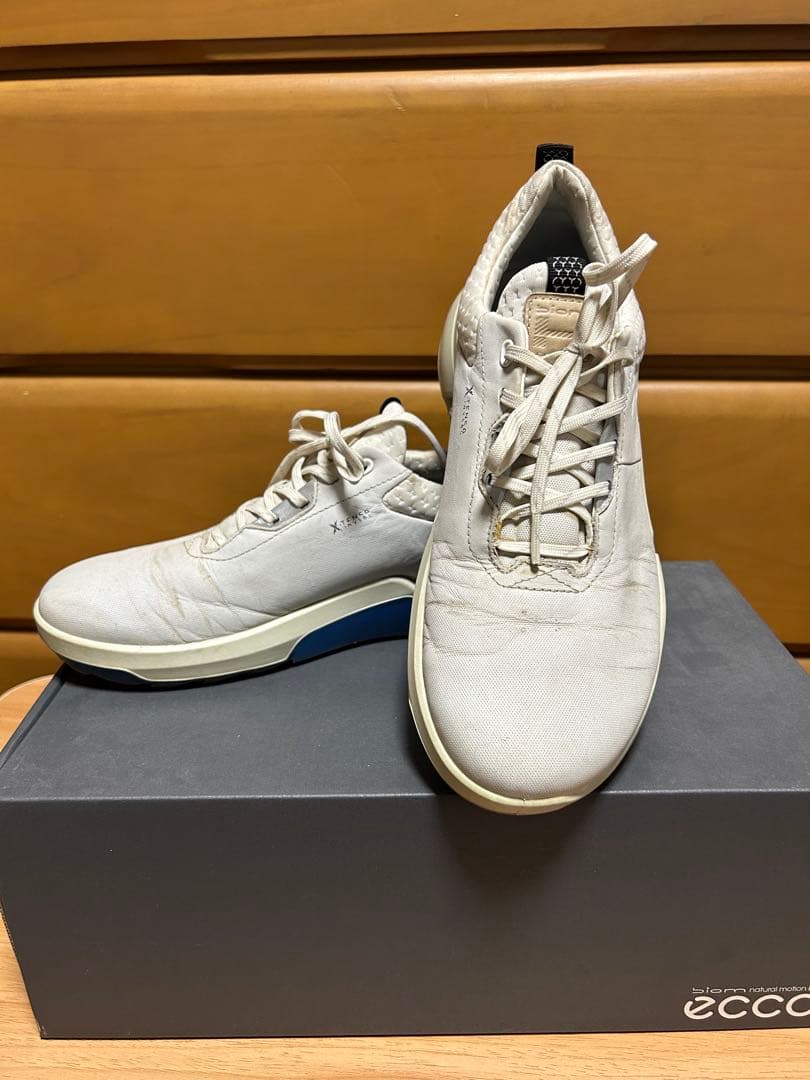 ECCO ゴルフシューズ ホワイト 40