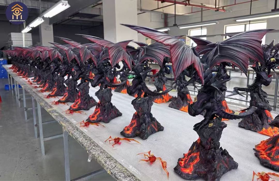 遊戯王 真紅眼の黒竜 ガレージキット ガレキ スタチュー ①