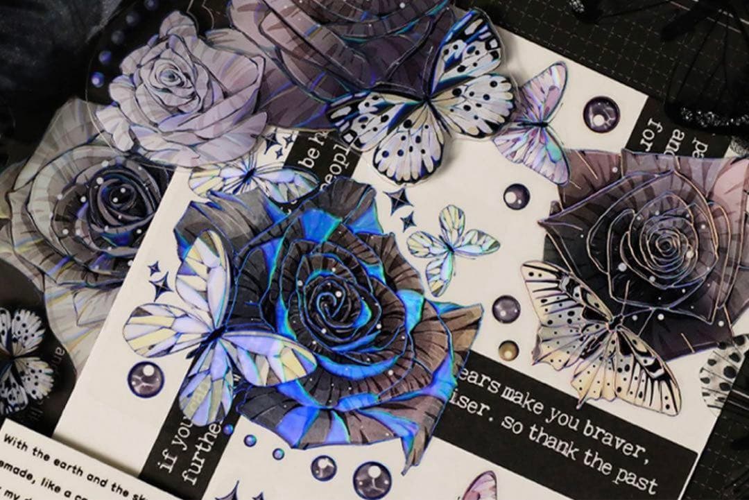 NEW手帐《暗夜盛宴》海外マスキングテープ　マステ 【1187】