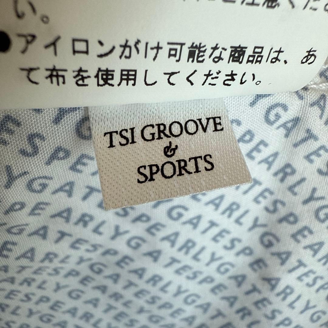 美品　パーリーゲイツ　パンツ　白　ホワイト　M〜L相当　ストレッチ素材　4