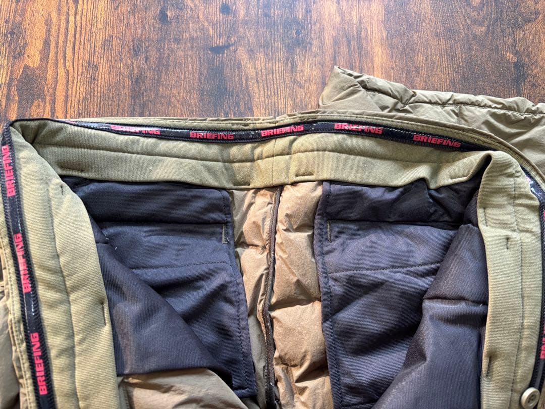 BRIEFING GOLF ブリーフィングゴルフ ダウンパンツ(オリーブ)