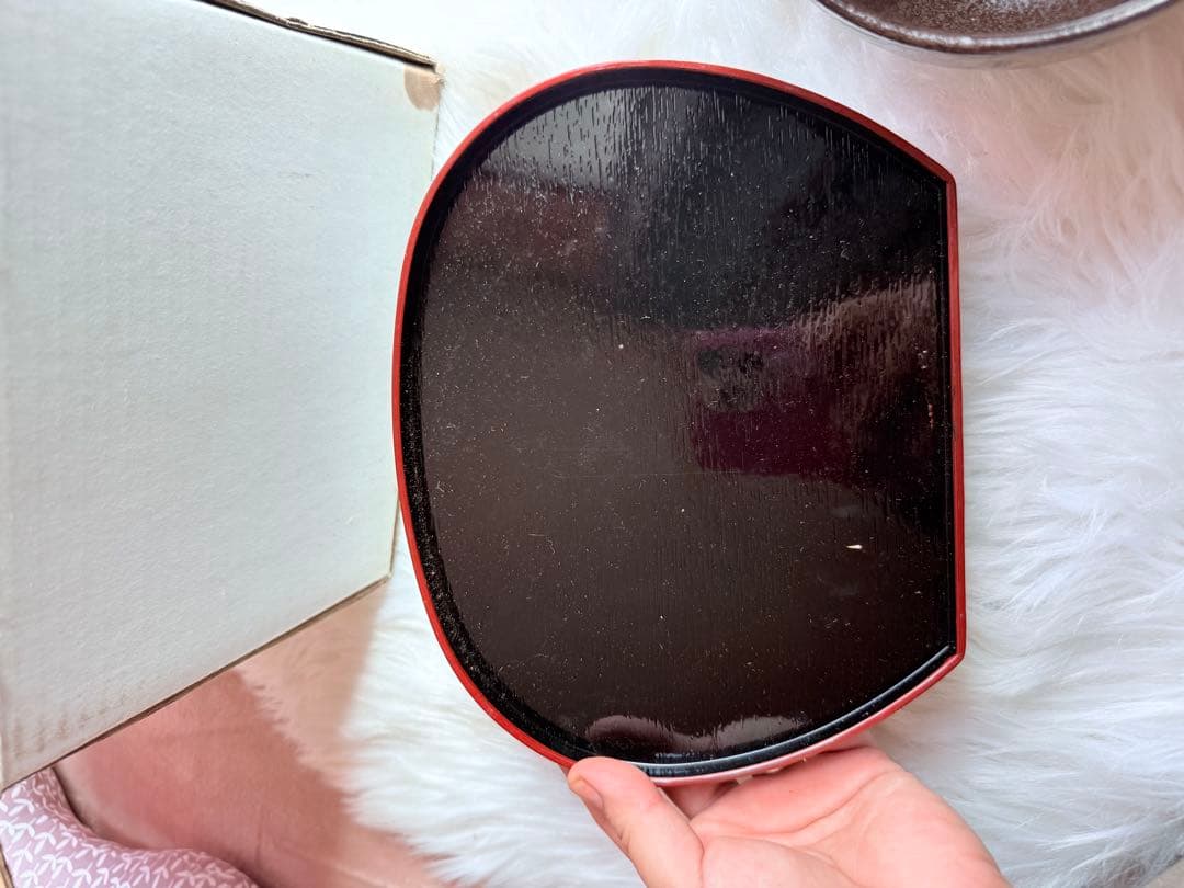 花柄装飾の漆器 椀