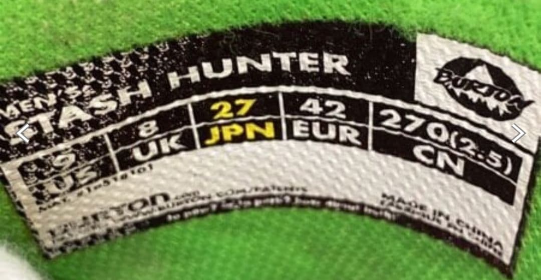 BURTON スノボブーツSTASH HUNTER 27.0cm バートン