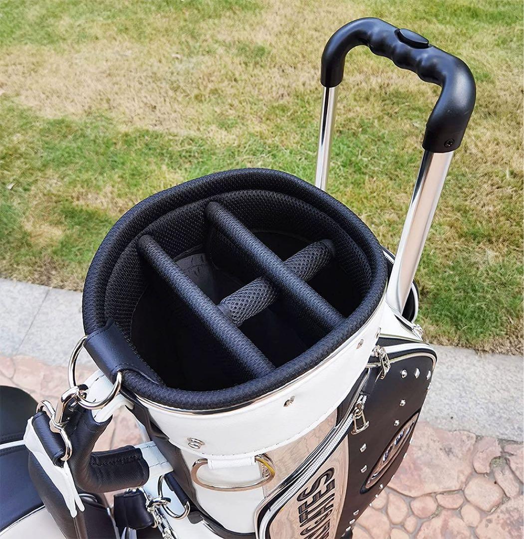 PEARLY GATES シルバー キャディバッグ ゴルフバッグ