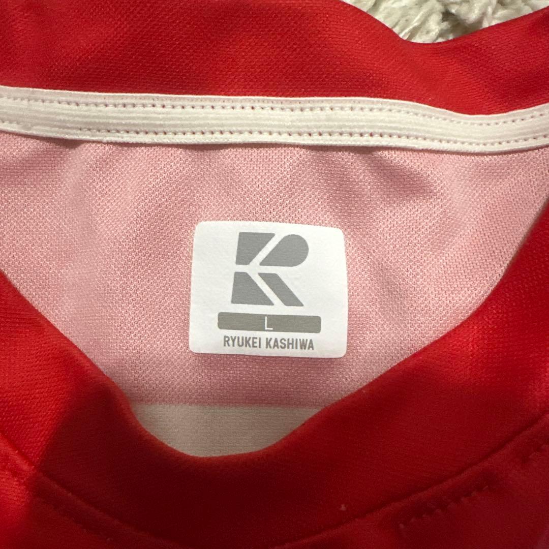 流経大柏高校サッカー部　トレーニングウェア スポンサー付き