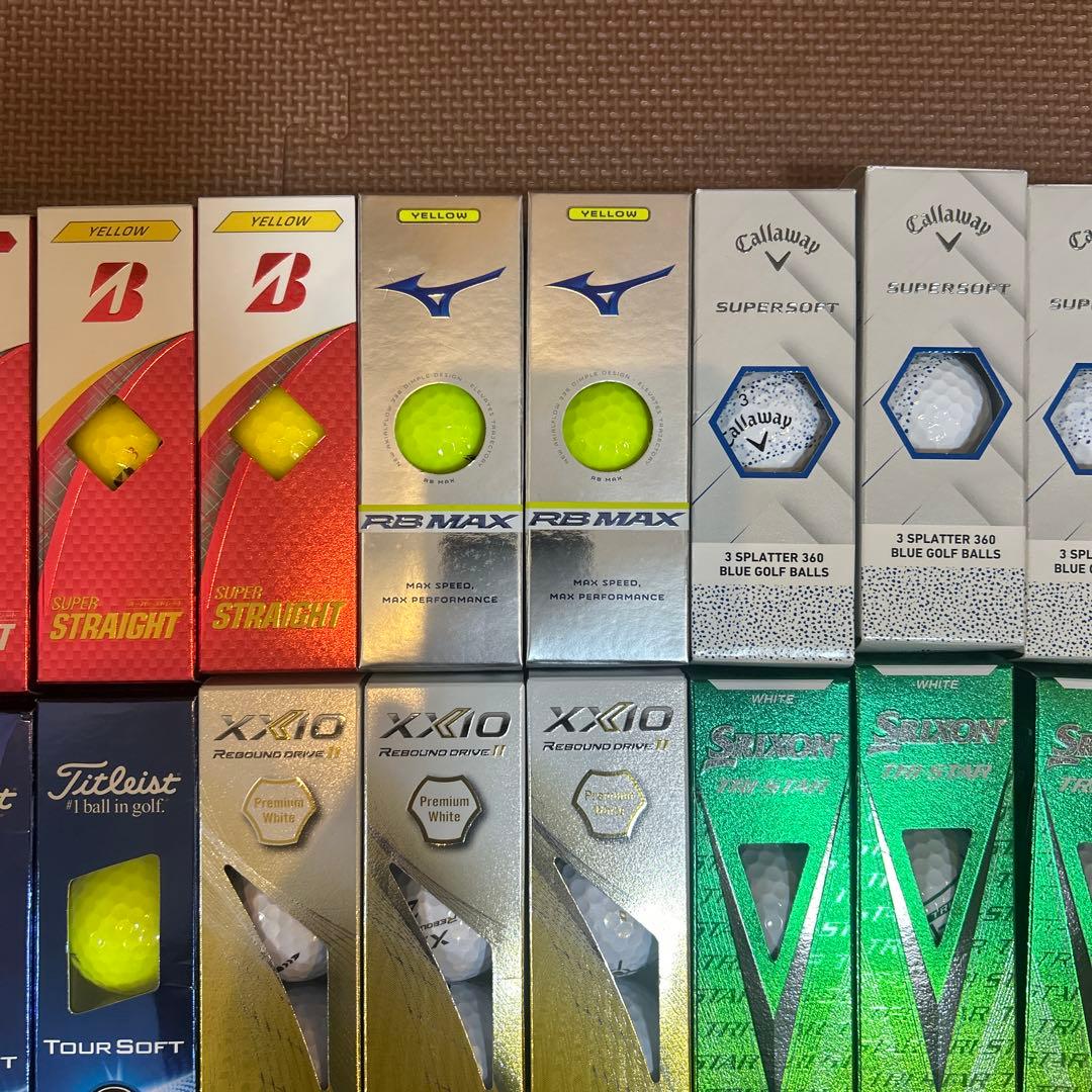 ゴルフボールセット24スリーブ➕1