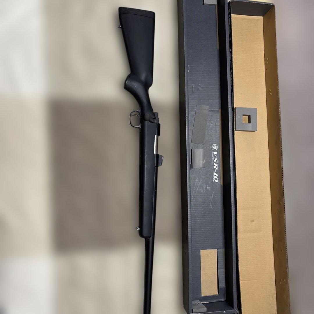 スナイパーライフル ブラック 箱付きジャンク品　カートリッジ無し