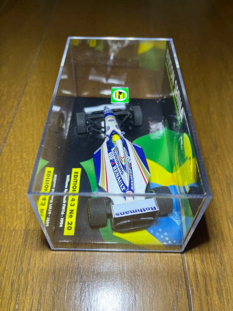 ミニチャンプス　1/43 ウィリアムズ FW16 A.セナ ロスマンズ仕様