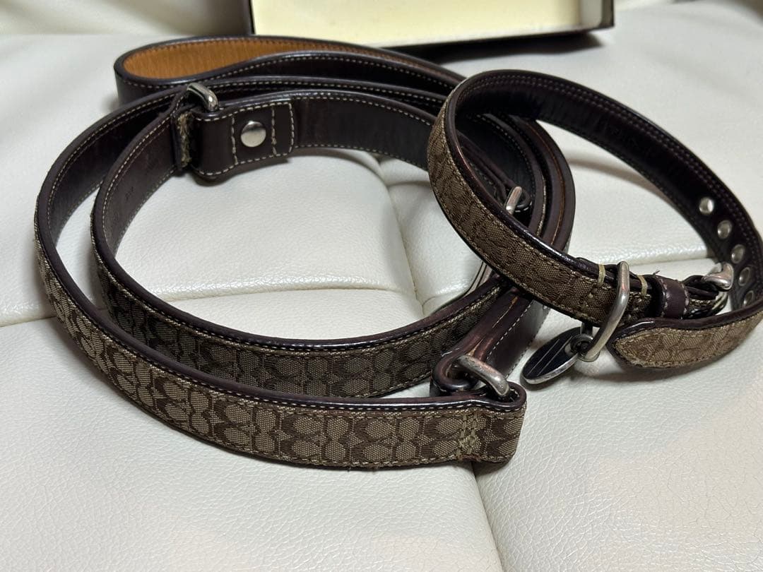 coach 犬首輪、リードセット