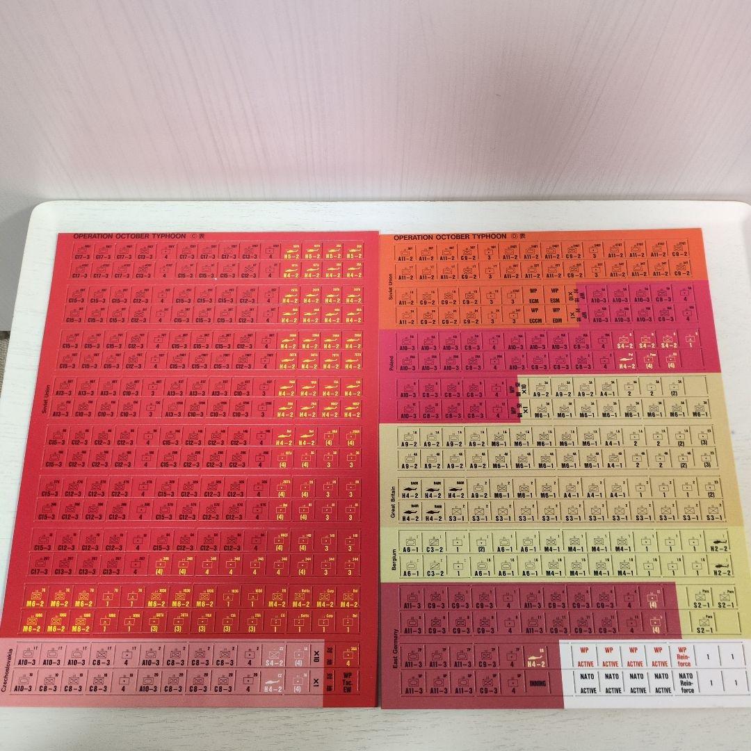 ツクダホビー　OCTOBER TYPHOON ウォーゲーム