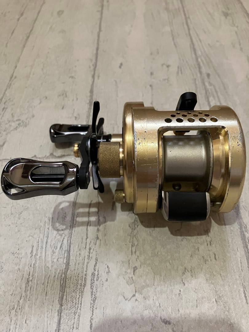 シマノ　初代　01カルカッタコンクエスト201 Mgスプール&ハイギヤ　軽量化