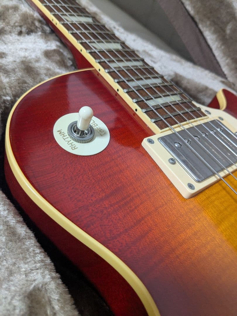 crews OSL FM L crews製セミハードケース付き レスポールタイプ