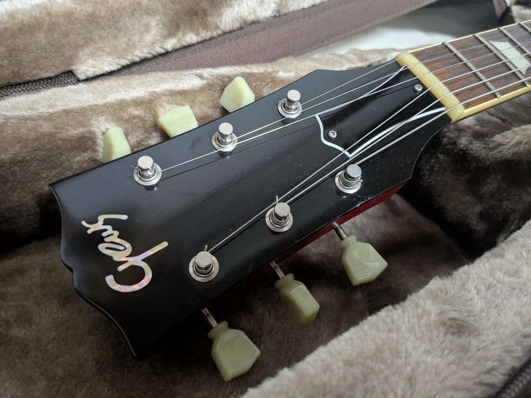 crews OSL FM L crews製セミハードケース付き レスポールタイプ