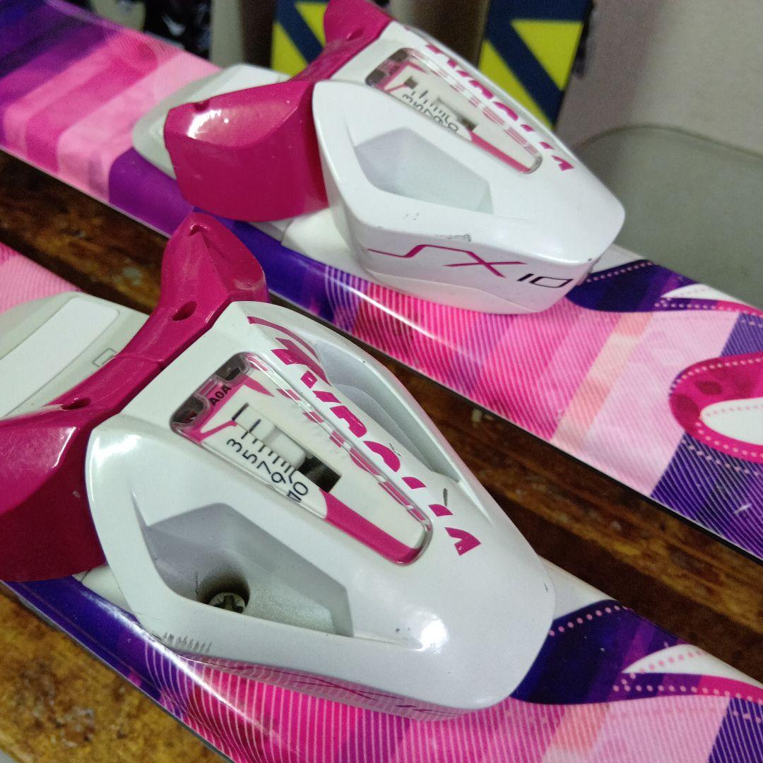 145cmカザマ…メンテナス済 靴24-24,5cmストック付