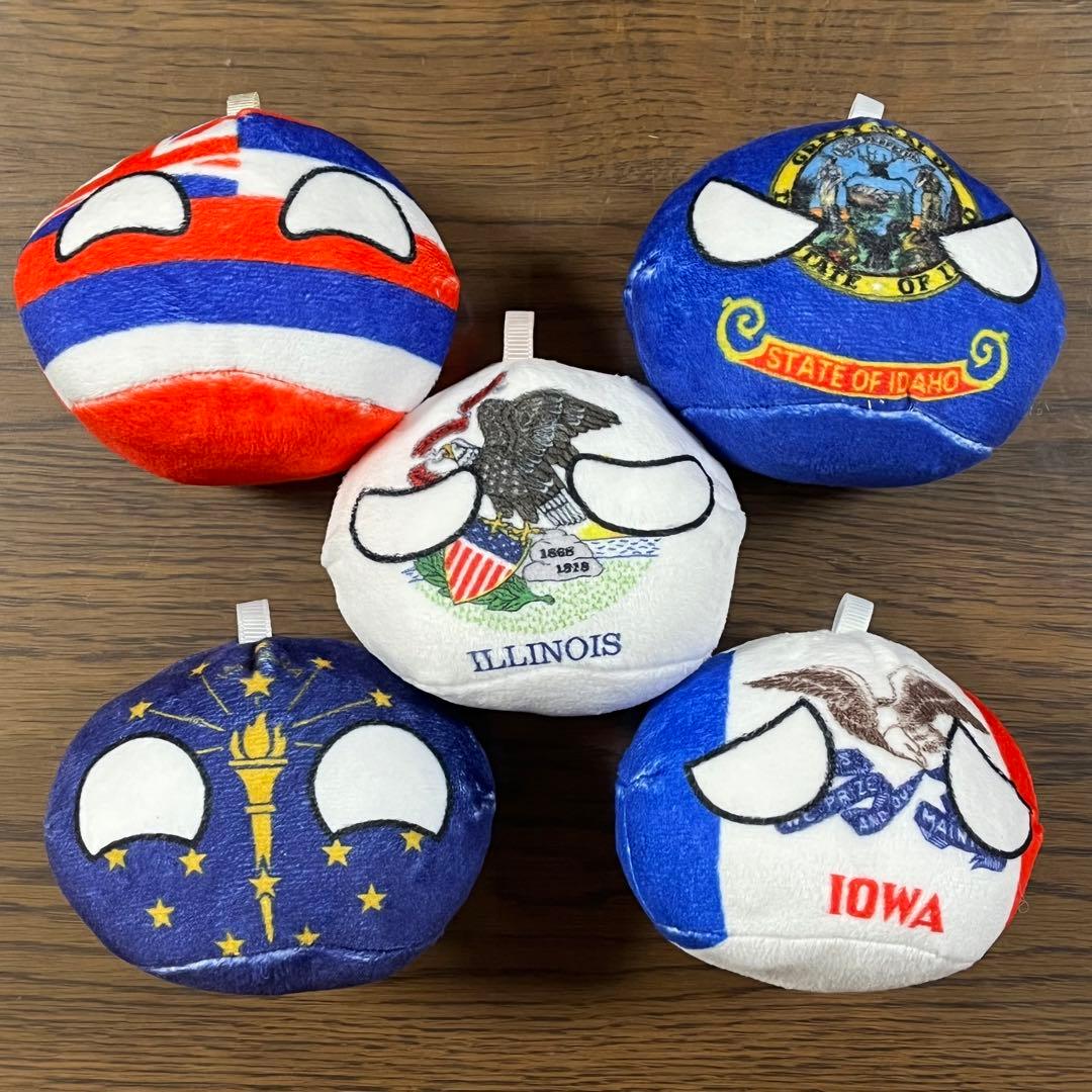 ぬいぐるみ Polandball plush dolls All USA