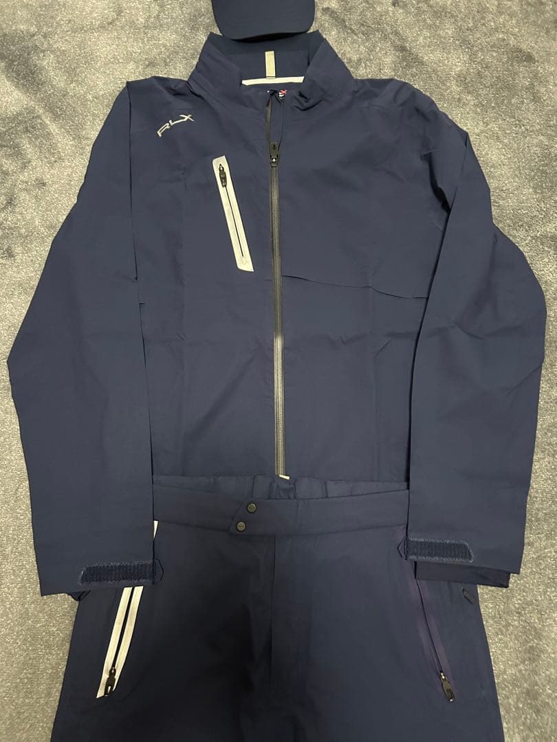 RLX ネイビー レインウェアセット