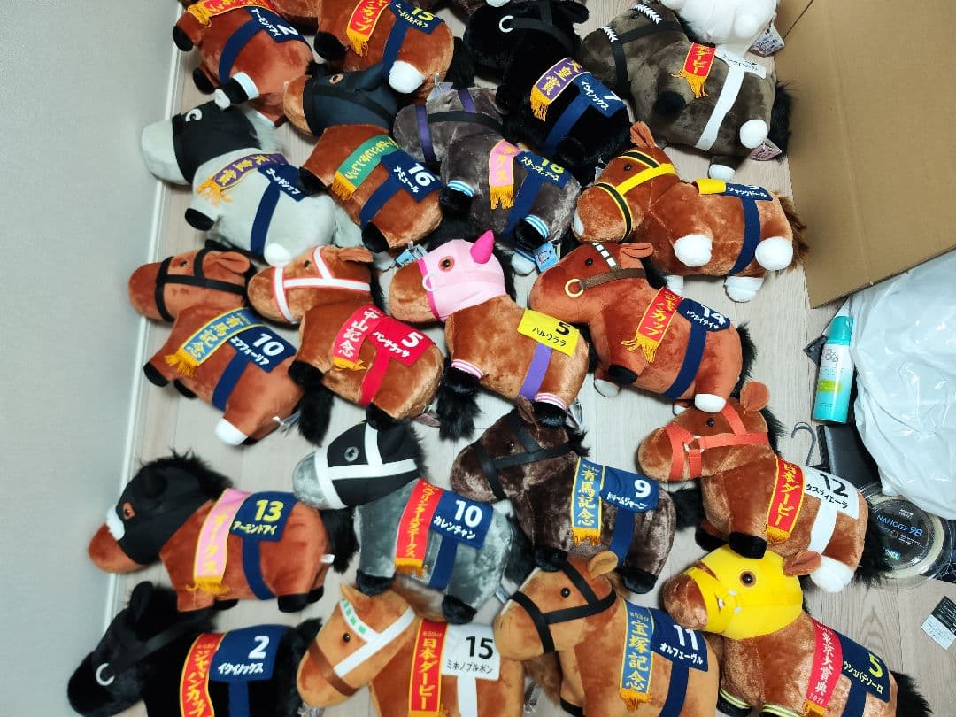 [手渡し可能]サラブレッドコレクション ふわふわbig ぬいぐるみ まとめ売り