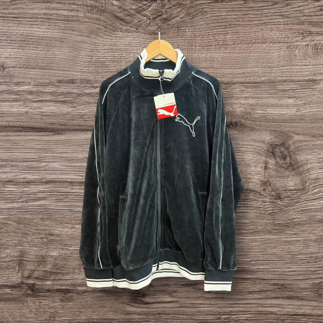26W3【新品タグ付き】PUMA プーマ ベロアジャケット＆パンツ セットアップ