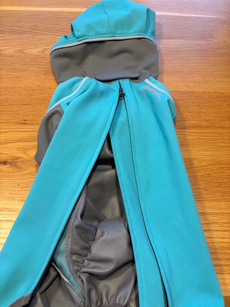 ALPHAICO レインドッグガード　L 犬用レインコート フード付き