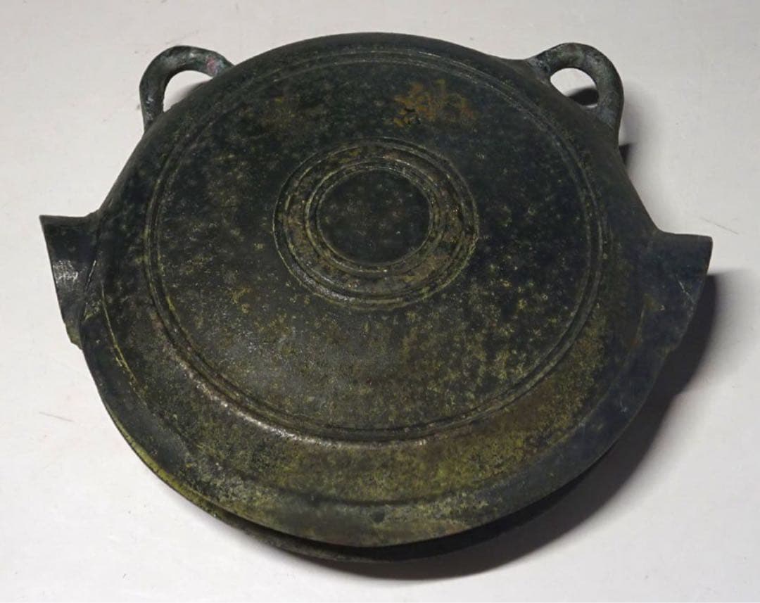 江戸時代 鰐口 梵音具 金鼓 唐草文様 仏具 神具 仏教美術 仏像 骨董 古美術