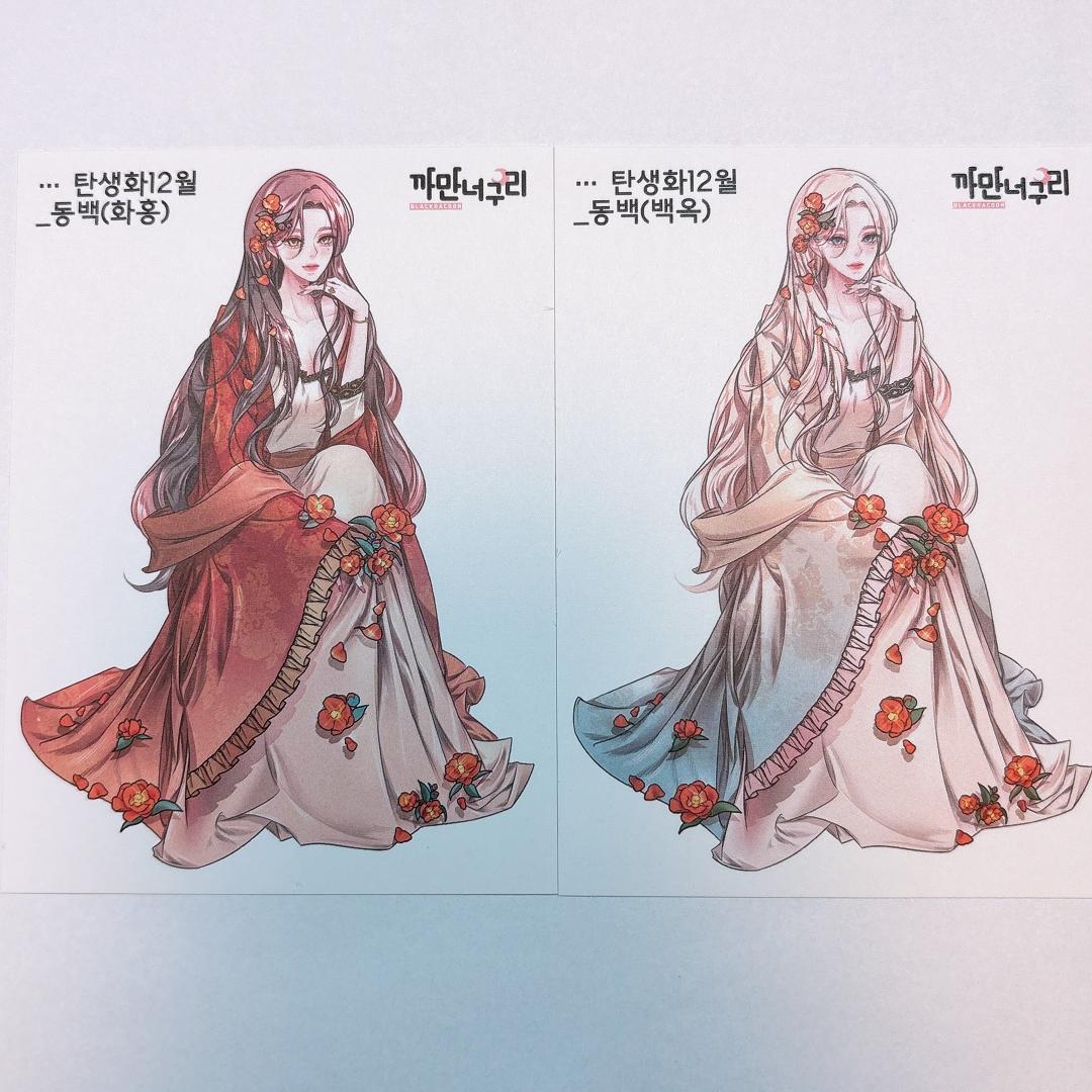 A5.人物ステッカー　韓国作家　黒いたぬき様　セット売り　在庫２セット