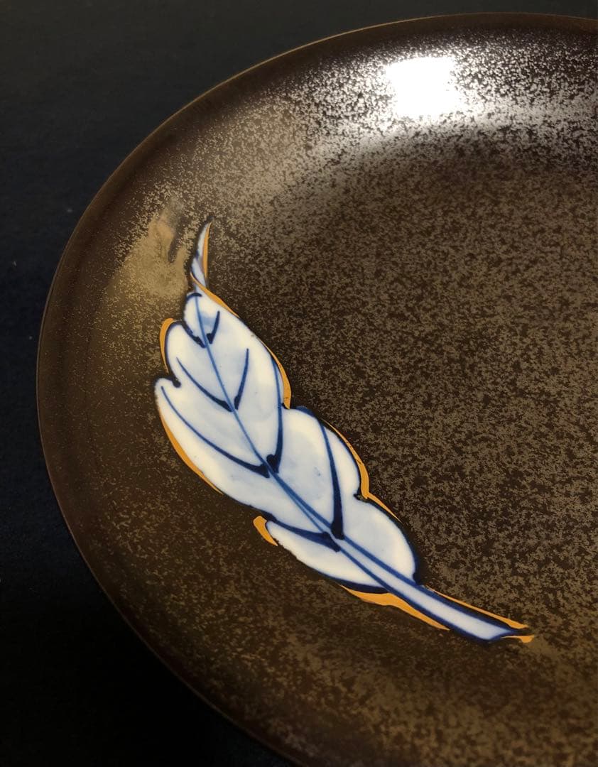 《R》有田焼 鉄砂釉絵 六寸皿20客 源右衛門 有光堂 共箱 251225か3