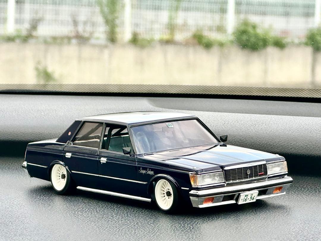 【完成品】フジミ•MS110 クラウン2000ターボ　インチアップハの字箱絵仕様