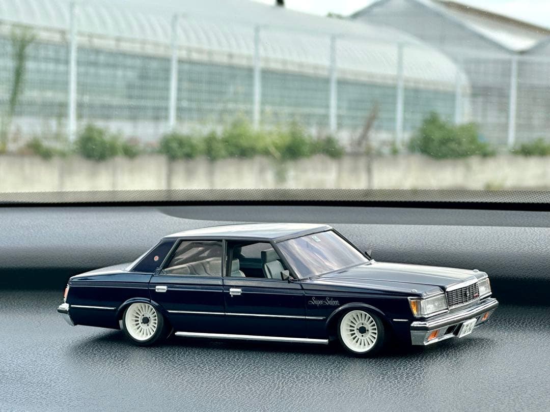 【完成品】フジミ•MS110 クラウン2000ターボ　インチアップハの字箱絵仕様