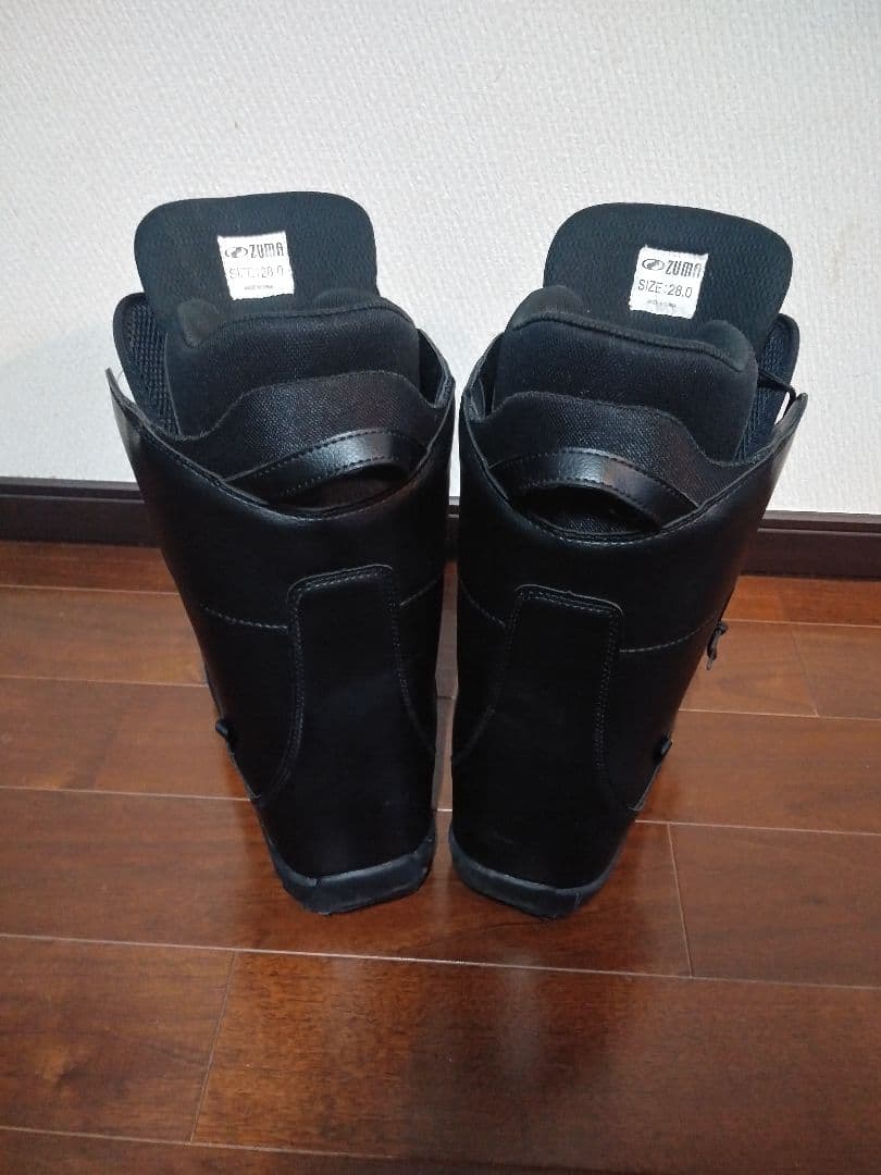 ブラック スノーボードブーツ ダイヤル式