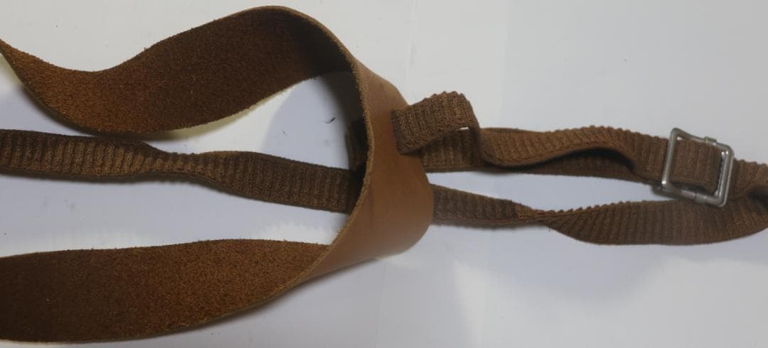 貴重　自動拳銃用（ワルサーＰＰＫ・モーゼルHSC等）革製ショルダーホルスター