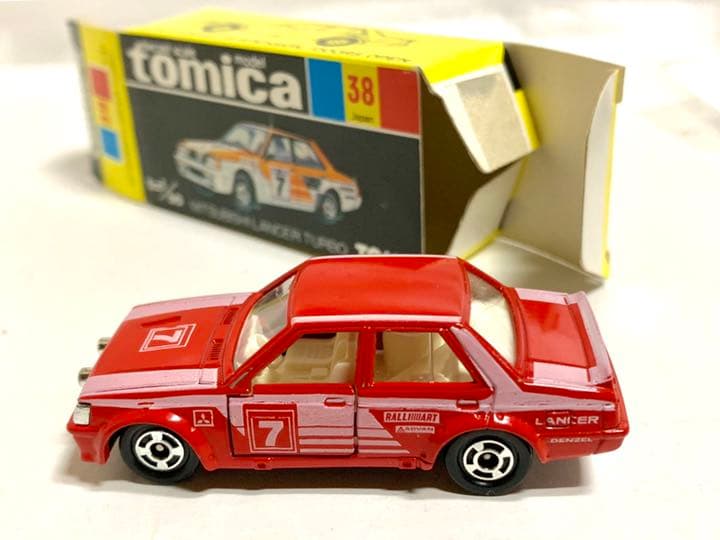 黒箱 トミカ  三菱ランサーターボ 2Fホイール仕様 激レア