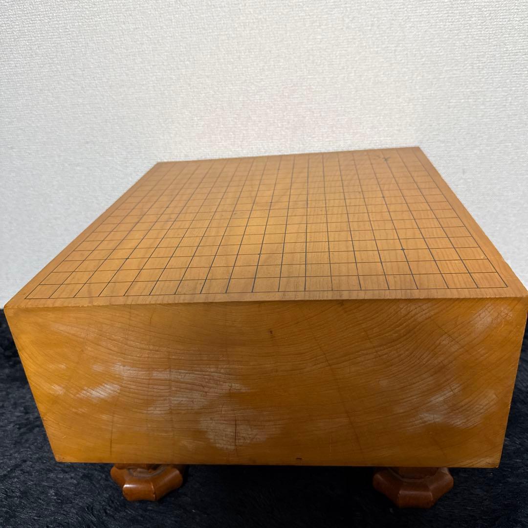 高級 囲碁盤 へそ付き 木製 巨大 足付 45×41 厚さ17cm