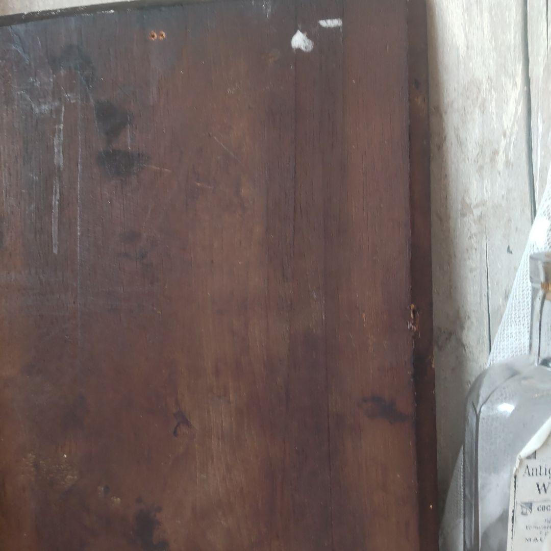 フランス　アンティーク　油絵　ミモザ　スミレ　絵画