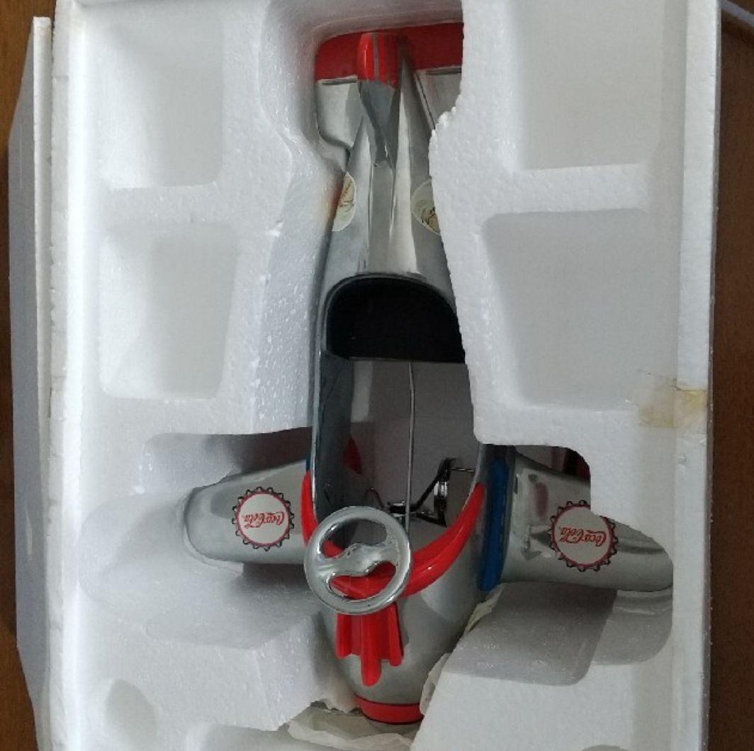 コカ・コーラ社　足こぎ飛行機　アルミ製ダイキャストモデル