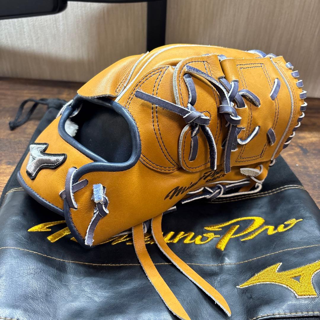 ミズノプロオーダーグローブ　特殊指カバー　田中将大モデル